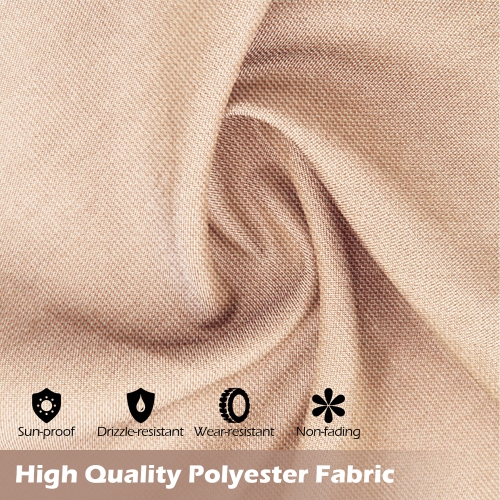 Gymax 10 x 10 ft Flat Top Pergola w/ Retractable Canopy Outdoor Grill Gazebo