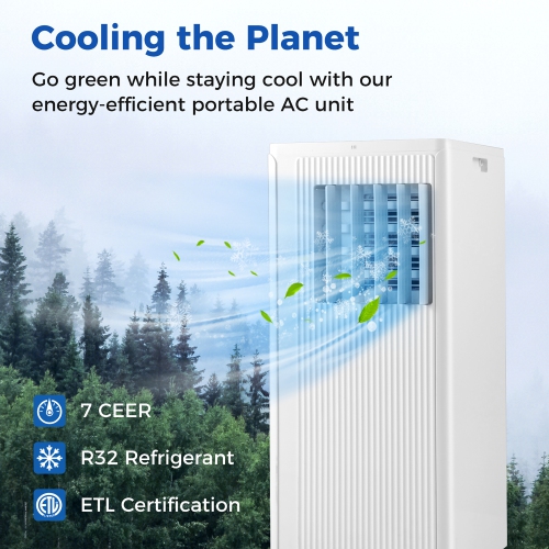 Gymax 10000 BTU 4-in-1 Portable Air Conditioner Standing Air Cooler w/ Fan & Dehumidifier