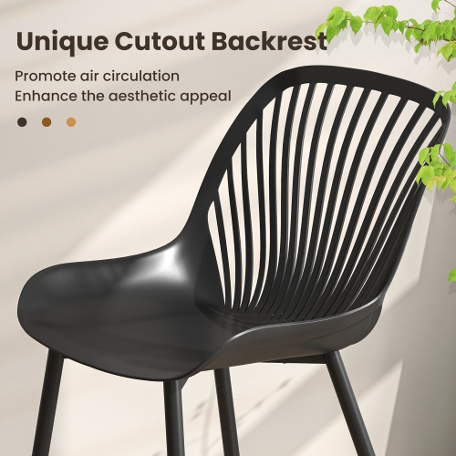 Gymax Mesh Conference Room Chairs Set of 10 w/ Upholstered Fabric Seat for Home Office