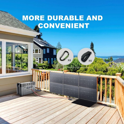 ALLPOWERS SP039 600W Monocrystalline Portable Solar Panel Waterproof IP67