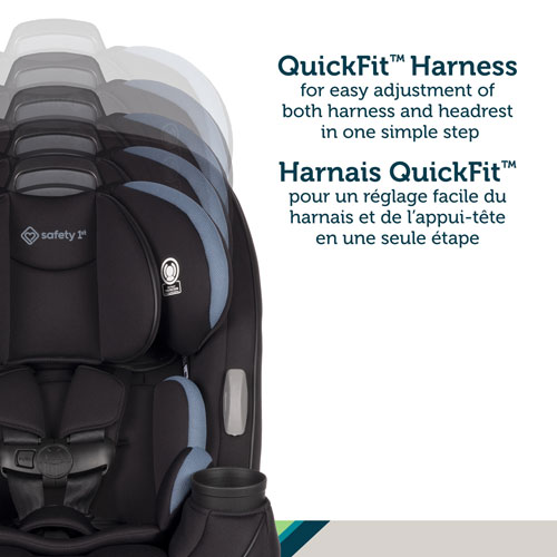 Siège d'auto 3-en-1 convertible Grow and Go de Safety 1st - Noir et bleu Lakesport