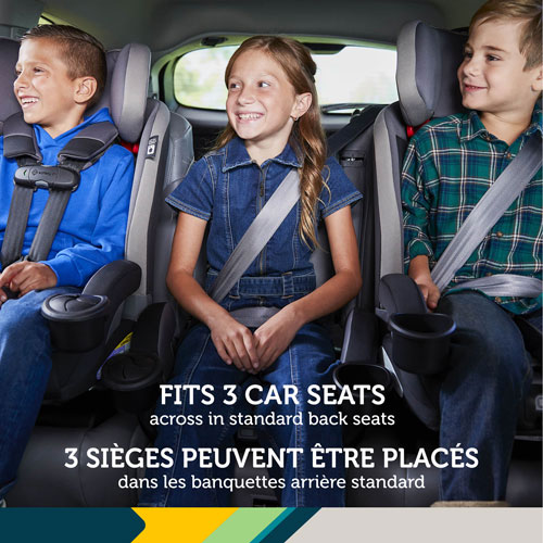 Siège rehausseur tout-en-un EverSlim de Safety 1st - Noir Hexagon Horizon