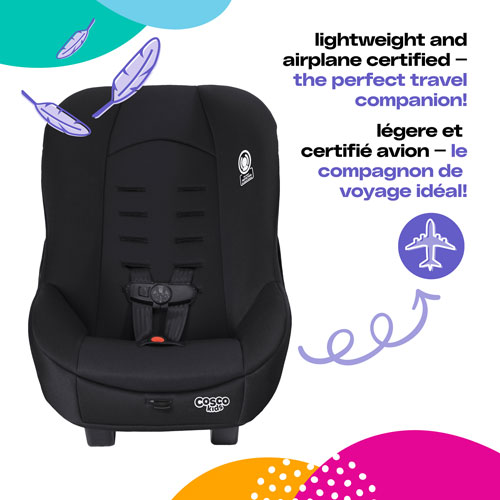 Cosco Kids Scenera NEXT 3-in-1 Convertible High-back Booster Car Seat - Blackout