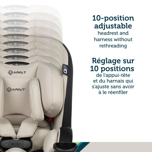 Siège rehausseur tout-en-un EverSlim de Safety 1st - Beige Dunes Edge