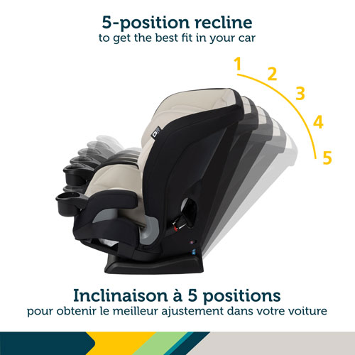 Siège rehausseur tout-en-un EverSlim de Safety 1st - Beige Dunes Edge