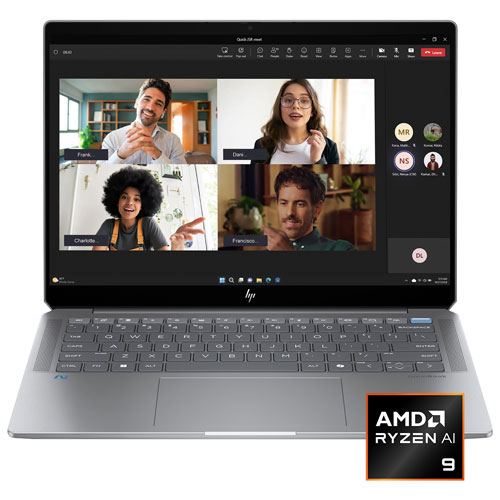 Portable écran tactile 14 po gén. IA OmniBook Ultra de HP - Argent météore