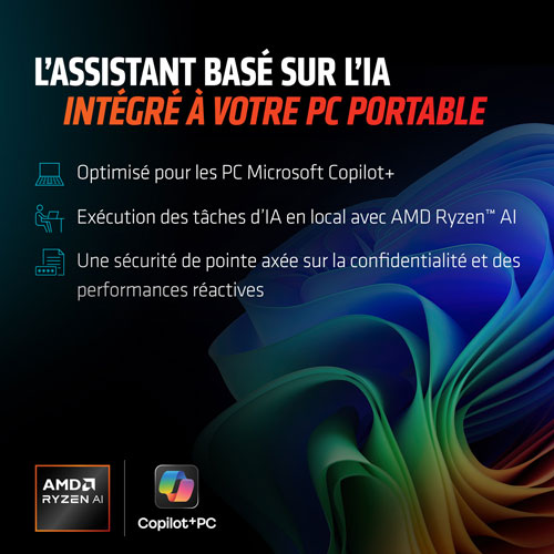 Portable écran tactile 14 po gén. IA OmniBook Ultra de HP - Argent météore