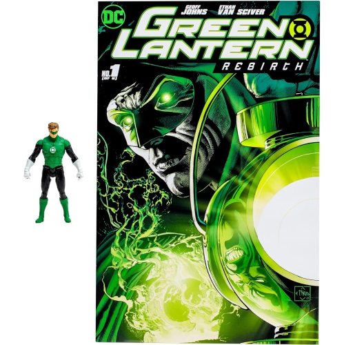 DC Direct - Page Punchers - Green Lantern 3in Figure with Comic Book