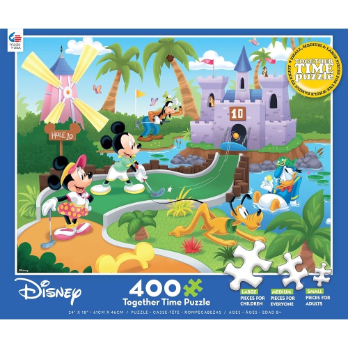 CEACO  Disney - Mickey Miniature Golf - Together Time 400 Piece Puzzle