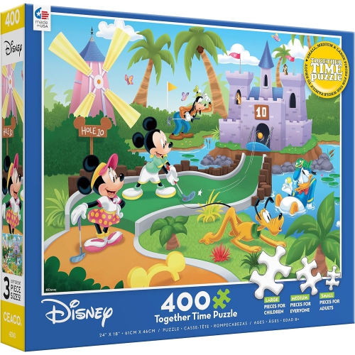 Ceaco Disney - Mickey Miniature Golf - Together Time 400 Piece Puzzle