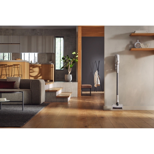 Aspirateur-balai sans fil Duoflex HX1 Extra de Miele - Blanc brillant - Gris cosmique - Garantie de 5 ans