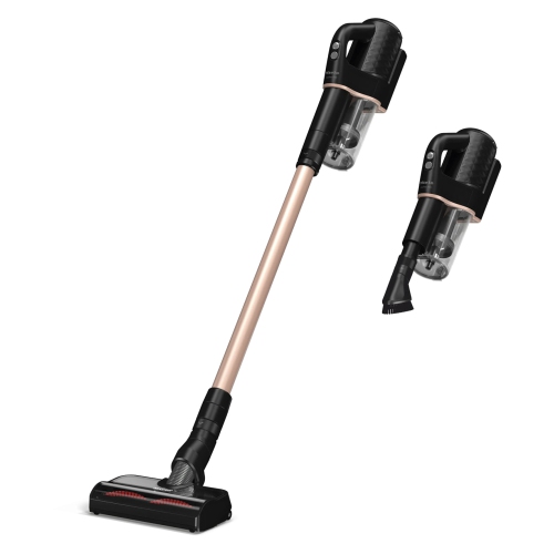 Miele Duoflex HX1 Total Care Cordless Stick Vacuum Cleaner - Obsidian Black/Rose Gold - 5 Year Warranty