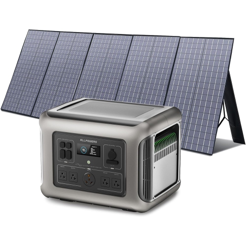 ALLPOWERS R2500 Portable Power Station with SP037 Solar Panel