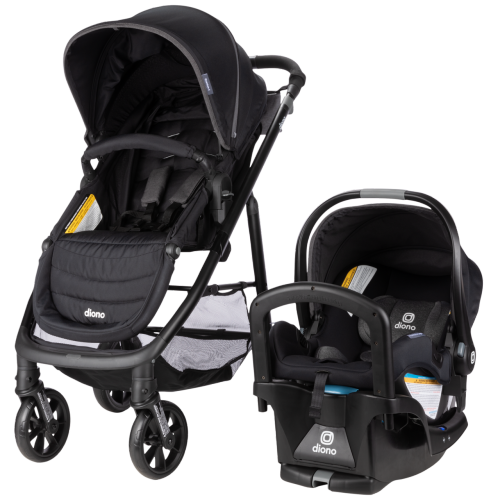 Diono Quantum4 3-in-1 Travel System with LiteClik30 R SafePlus Infant Car Seat and Base