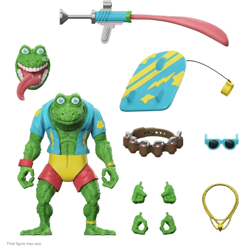 Super7 Ninja Turtles Ultimates Genghis Frog Figure 18cm