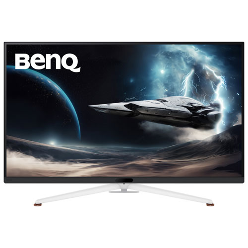 Moniteur ACL IPS UHD 4K gris à gris 1 ms 144 Hz 38 po de BenQ - Noir/Blanc