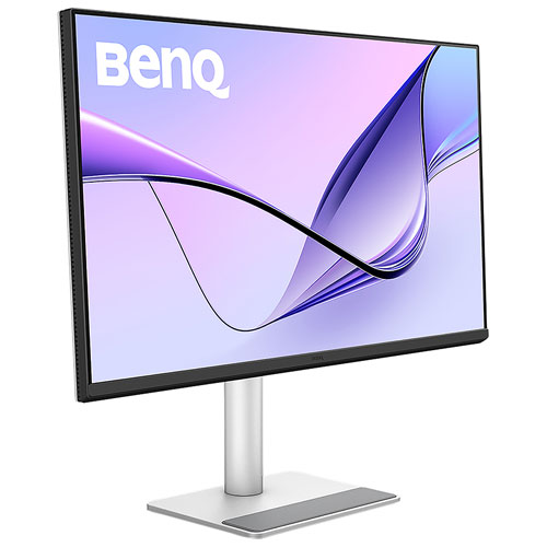 Moniteur ACL IPS Ultra HD 4K 60 Hz de 31,5 po avec temps de réponse de 5 ms gris à gris de BenQ pour MacBook - Argenté
