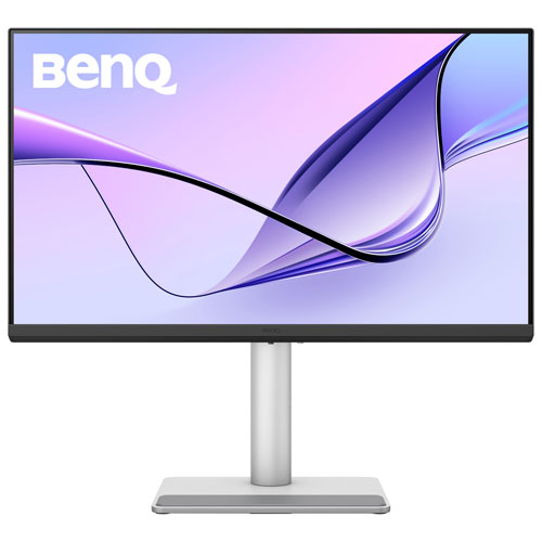 Moniteur ACL IPS Ultra HD 4K 60 Hz de 27 po avec temps de réponse de 5 ms gris à gris de BenQ pour MacBook - Argenté