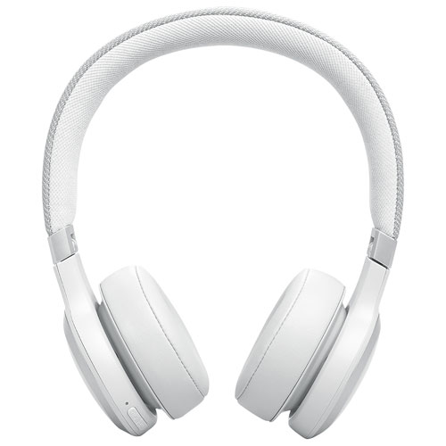 JBL Live 670NC On-Ear Noise Cancelling Bluetooth Headphones - White