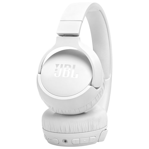 JBL Tune 670NC On-Ear Noise Cancelling Bluetooth Headphones - White