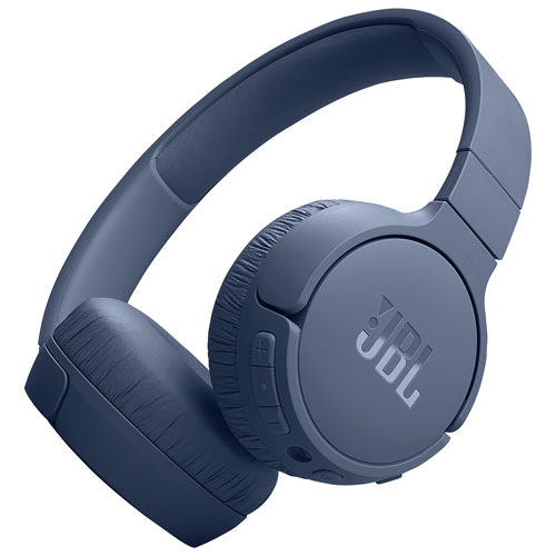 Casque d'écoute Bluetooth à suppression du bruit Tune 670NC de JBL - Bleu