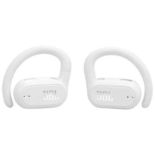 Écouteurs boutons 100 % sans fil série SoundGear Sense de JBL - Blanc
