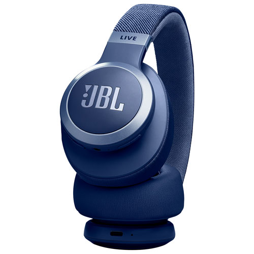 Casque d'écoute Bluetooth à suppression du bruit Live 770NC de JBL - Bleu