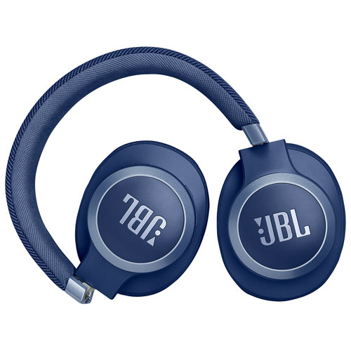 Casque d'écoute Bluetooth à suppression du bruit Live 770NC de JBL - Bleu