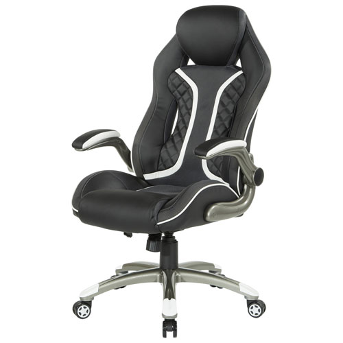 OSP Xplorer 51 Bonded Leather Gaming Chair - Black/Red/Grey