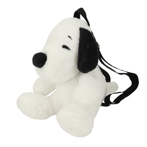 Peanuts Snoopy Fuzzy Mini Backpack with Straps