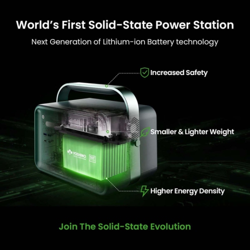 Yoshino B660 SST Portable Power Station - 602Wh Capacity & 660W Output