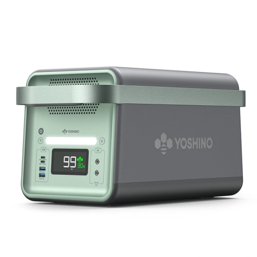 Yoshino K20SP22 Ultra-Light Solid-State Portable Power Station with Dual 200W Solar Panels