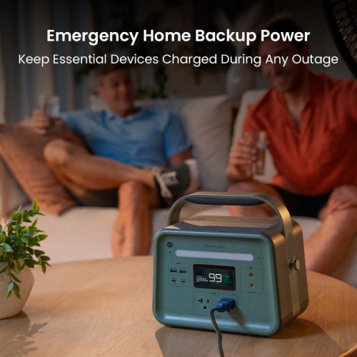 Yoshino K3SP11 Portable Power Station with 330W Output and 100W Solar Panel