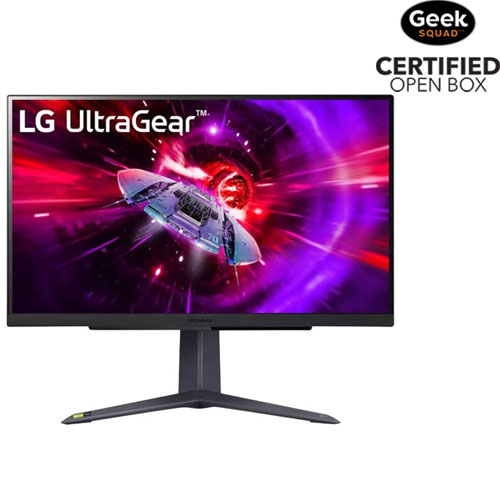 Open Box - LG 32" QHD 180Hz 0.03ms GTG IPS LCD G-Sync FreeSync Monitor - Black