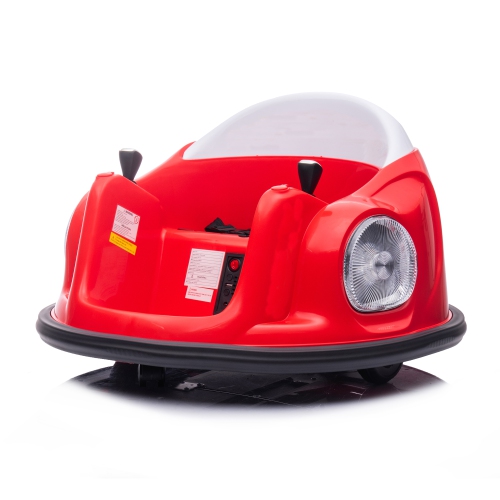 Zoom Buggeez 2024 6V S611 Kids Electric Ride On Bumper Car - Red