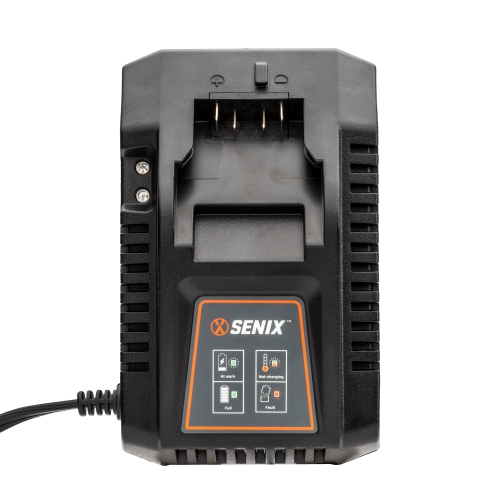 SENIX X2 20V Max* 2 Amp Battery Charger, Power Station with Indicator Lights and Wall Mount