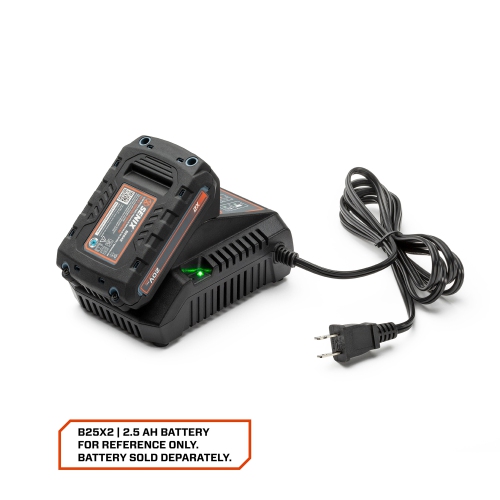 SENIX X2 20V Max* 2 Amp Battery Charger, Power Station with Indicator Lights and Wall Mount
