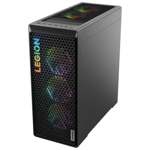 Ordinateur de jeu Legion Tower 7i de Lenovo - Gris tempête (Core i9 14900KF d'Intel/RAM 32 Go/SSD 1 To/GeForce RTX 4080 SUPER)