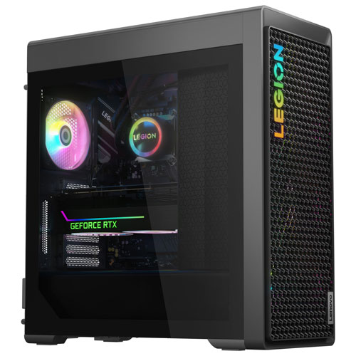 Ordinateur de jeu Legion Tower 7i de Lenovo - Gris tempête (Core i9 14900KF d'Intel/RAM 32 Go/SSD 1 To/GeForce RTX 4080 SUPER)