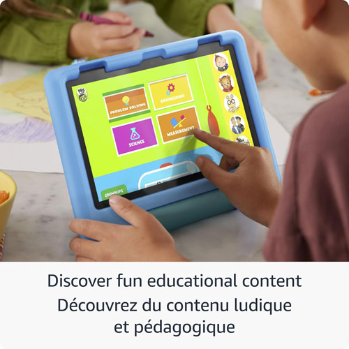 Tablette 8 po 32 Go FireOS Fire HD 8 Kids d'Amazon avec étui à l'épreuve des enfants - Raisin
