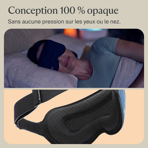Therabody SleepMask Massaging Eye Mask - Navy