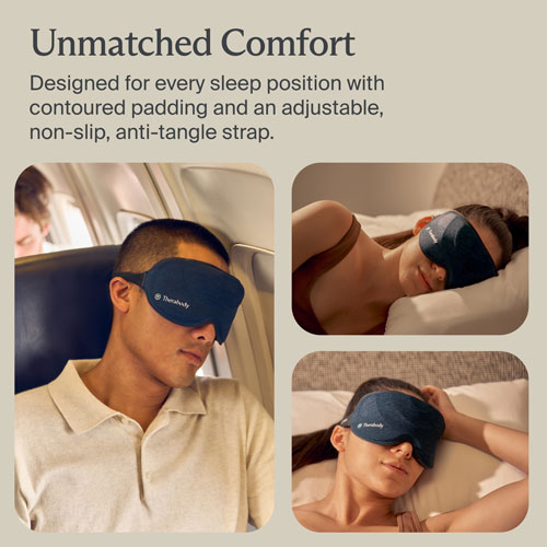 Therabody SleepMask Massaging Eye Mask - Navy