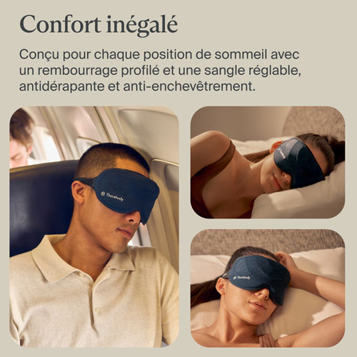 Therabody SleepMask Massaging Eye Mask - Navy