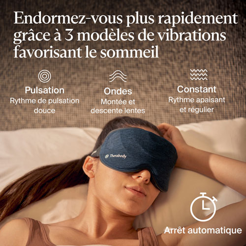Therabody SleepMask Massaging Eye Mask - Navy