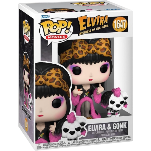 POP  Movies Elvira Mistress Of The Dark 3.75 Inch Static Figure - Elvira & Gonk #1647