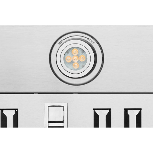 Hauslane&nbsp;| hotte murale convertible Pro 30 po, noir mat