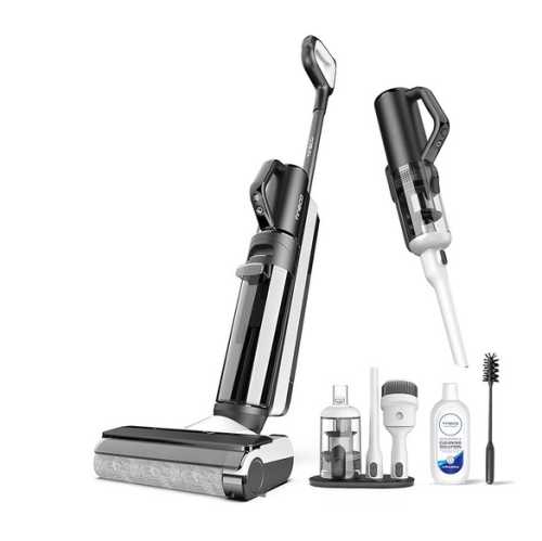 TINECO  Floor One S5 Combo 2-In-1 Smart Cordless Wet-Dry Vacuum Cleaner And Handvac, Great for Sticky Messes And Pet Hair, Lightweight, Ultra-Quiet