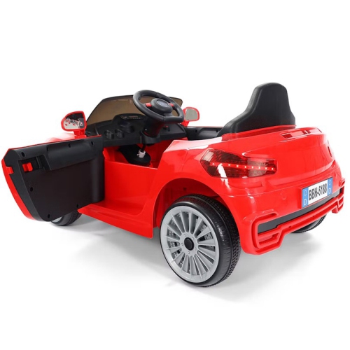 Zoom Buggeez 2024 BMW Style 12V Kids Ride On Car - Red