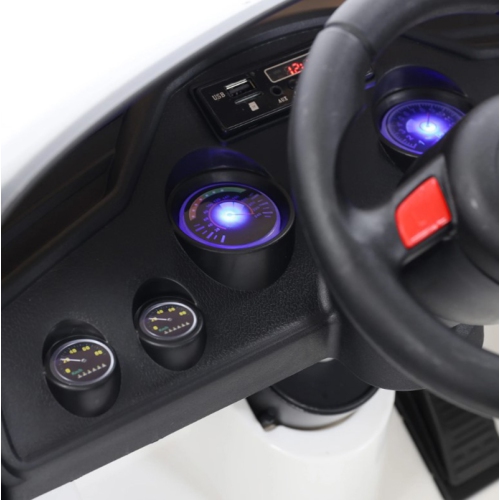 Zoom Buggeez 2024 BMW Style 12V Kids Ride On Car - White