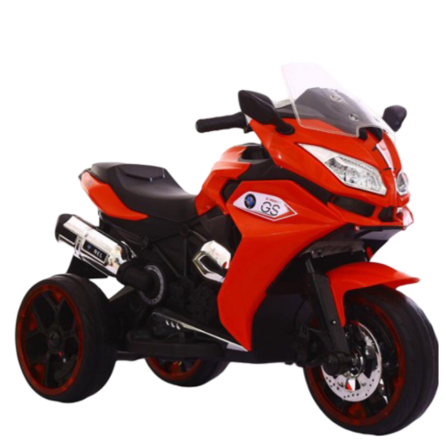 Moto jouet porteur électrique à 3 roues pour enfants 2024 R1200 6&nbsp;V de Zoom - Rouge